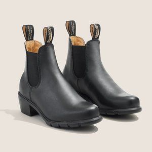 Women's Blundstones US 8.5 (AU 5.5), black heeled boots